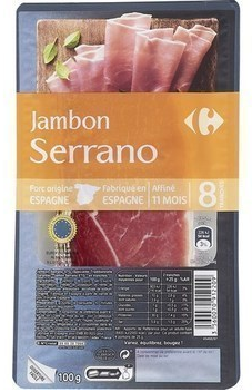 Jambon Serrano 11 mois x8