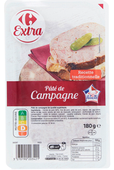 Terrine de campagne CRF 180G