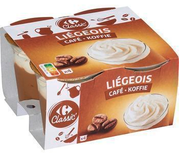 Liegeois caf 4X100G