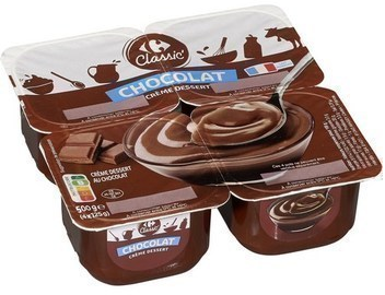 Crmes dessert chocolat 4x125 g