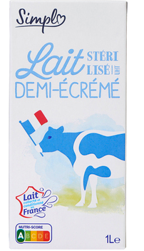 Brique de lait 1L 1/2 crm SIMPL