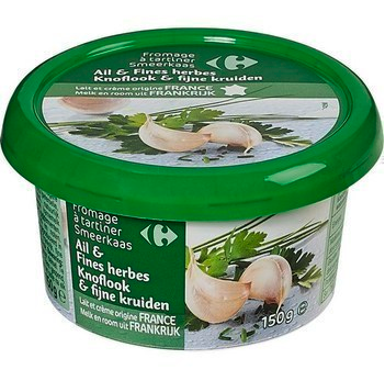 Fromage  tartiner ail et fines herbes 150 g