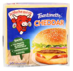 10 Tranches Cheddar 200g