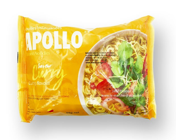 Nouilles instantanes saveur curry APOLLO 85g