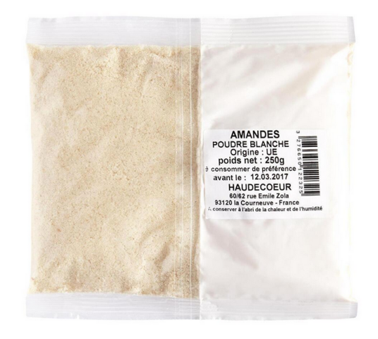 Amande en poudre blanche 250g